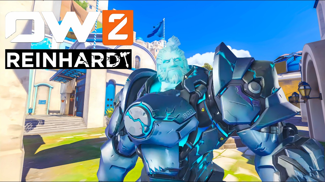 Overwatch 2 Multiplayer Gameplay Reinhardt is The Best Tank Hero in 2026 No Commentary [4K]