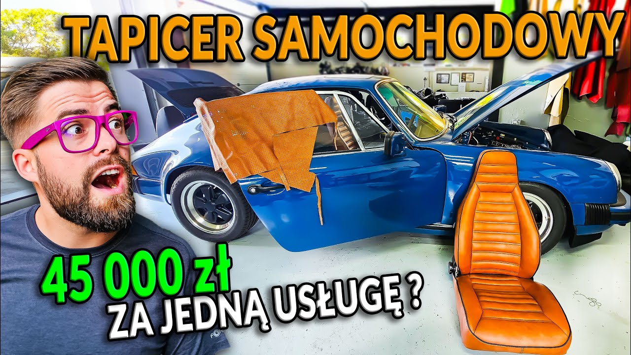 Wymiana tapicerki w Porsche. JAK WYGLĄDA PRACA TAPICERA? | DO ROBOTY