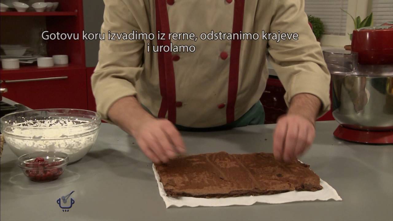 cokoladni rolat sa visnjama