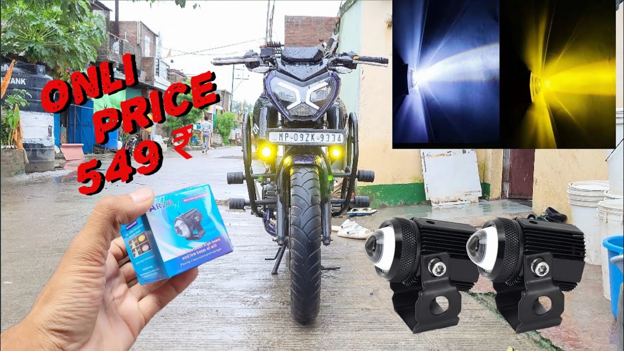 tvs raider 125 fog light kese lgaye 🔆 tvs raider fog light installation video 🔆 fog light price❓