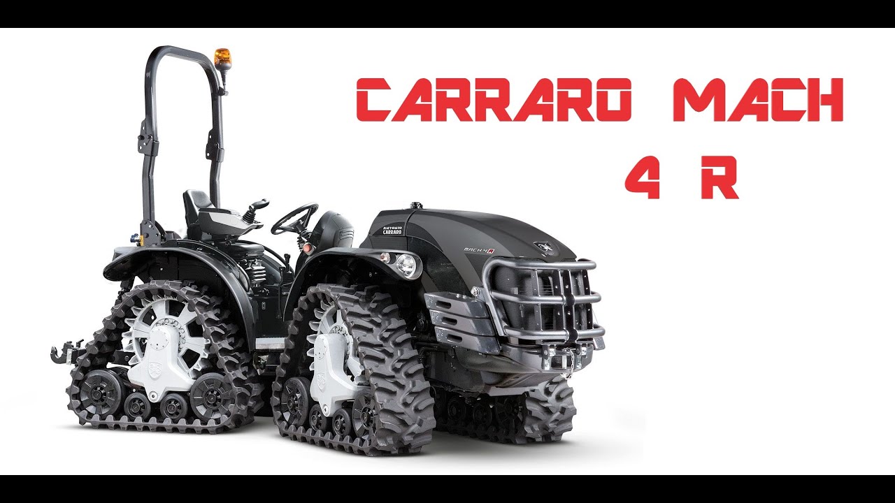 LO SPETTACOLARE CINGOLATO DI ANTONIO CARRARO Mach 4 R #top #trattore #carraro #top1