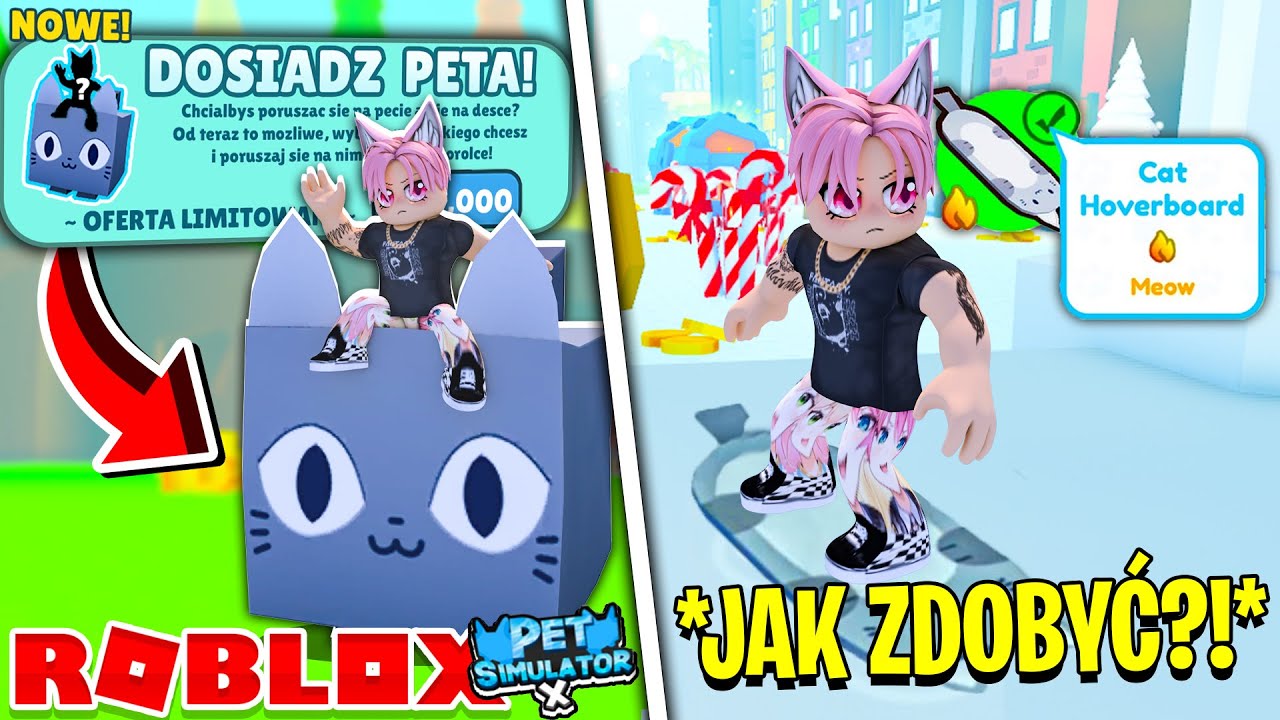 JAK ZDOBYĆ NOWE HUGE CAT POJAZDY w PET SIMULATOR X *ukryte sposoby i teorie* | ROBLOX YOSHI