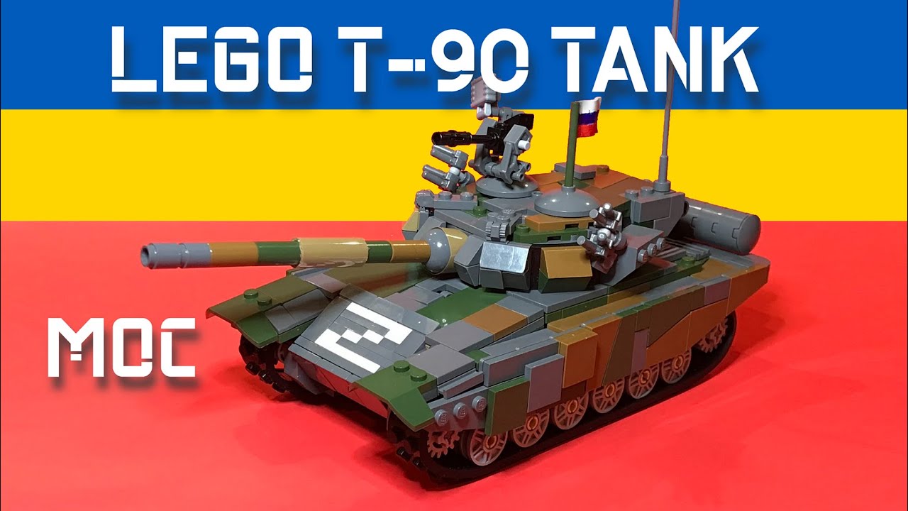 How to Build a LEGO Tank - Russian T-90 Tank - Invasion of Ukraine