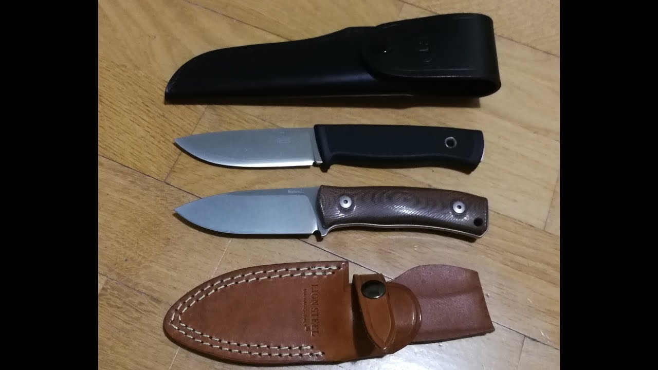 Lion Steel M4 Vs Fallkniven F1