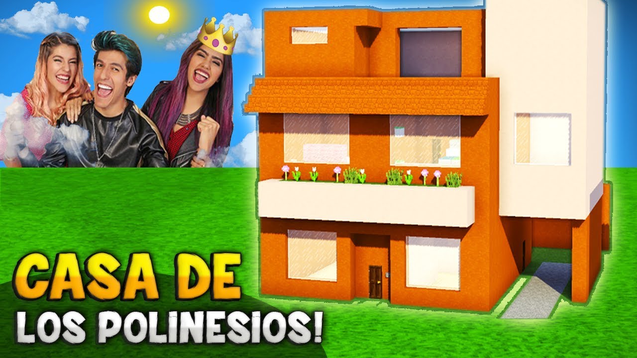 MINECRAFT: COMO HACER LA CASA DE LA VIDA REAL DE LOS POLINESIOS! | MANSIÓN POLINESIA EN MINECRAFT!