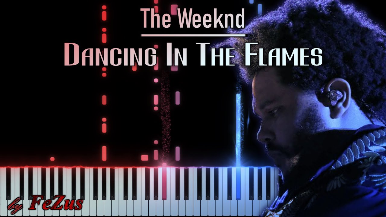 The Weeknd - Dancing In The Flames (Piano Tutorial)