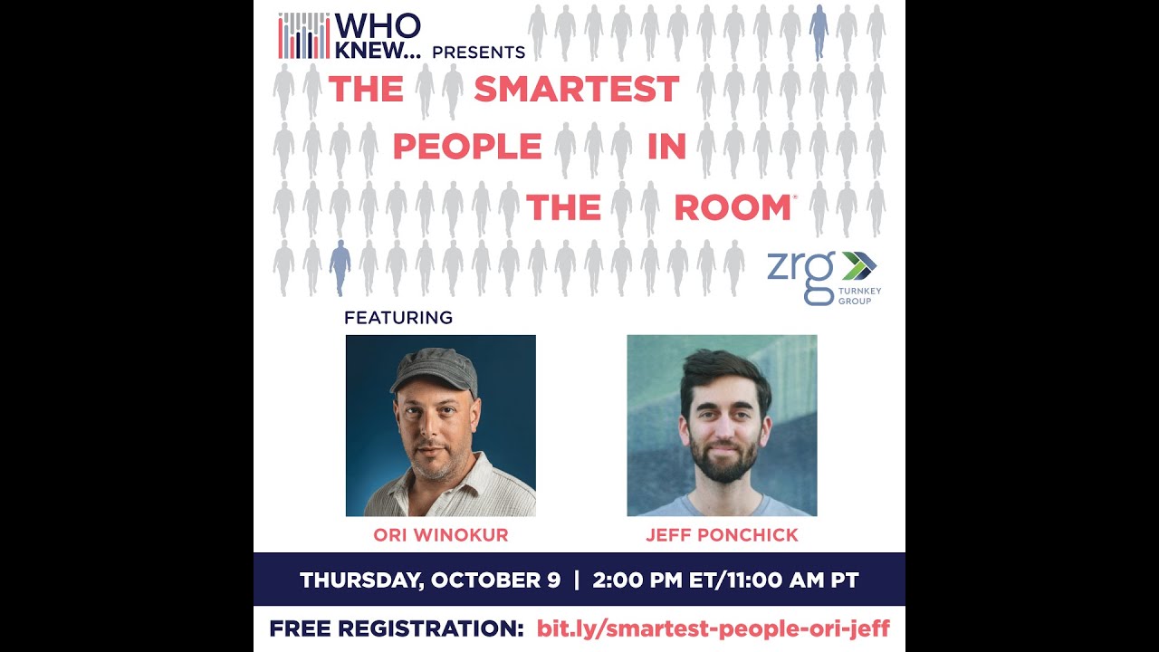 The Smartest People In The Room - Ori Winokur and Jeff Ponchick