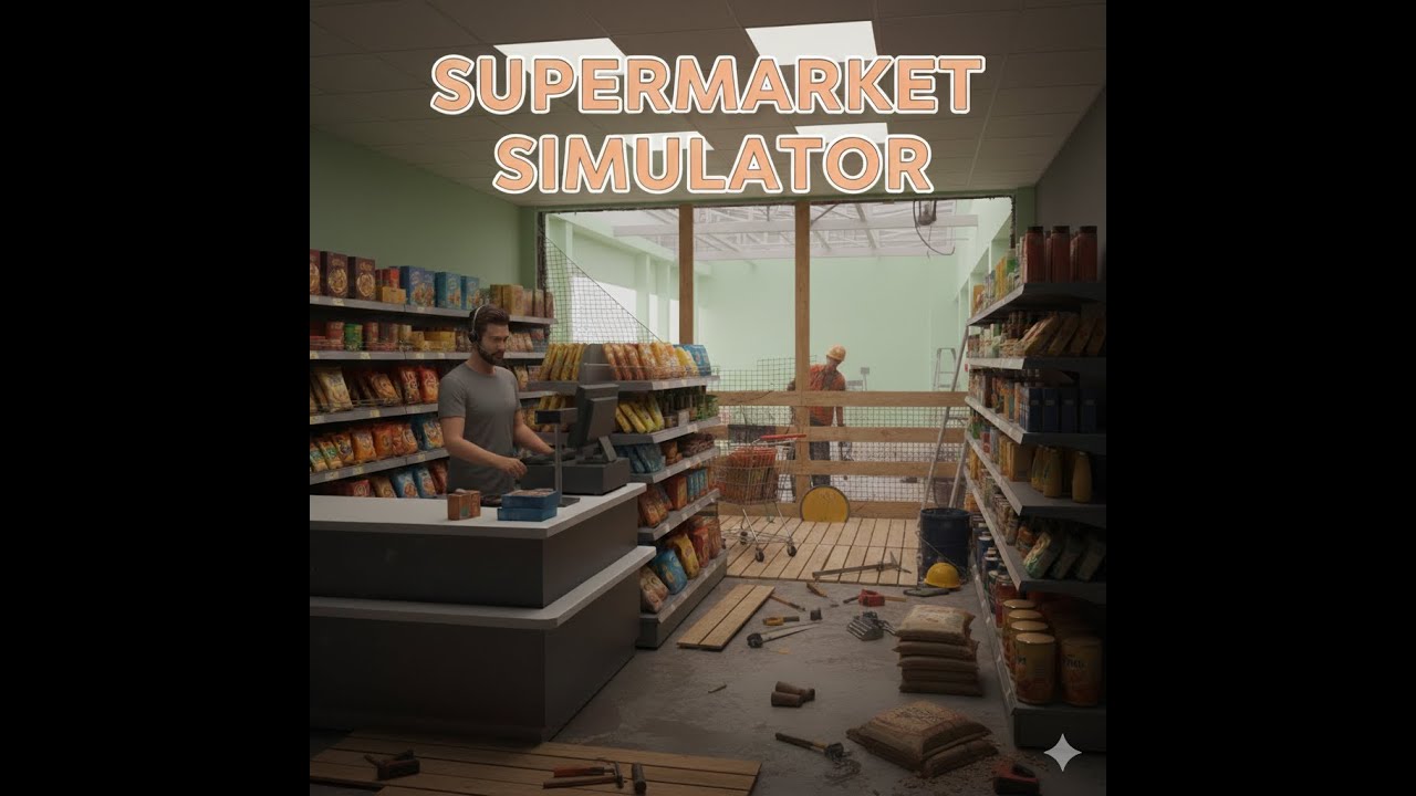 Supermarket Simulator #004 Neuer Boden und neue Farbe im Laden