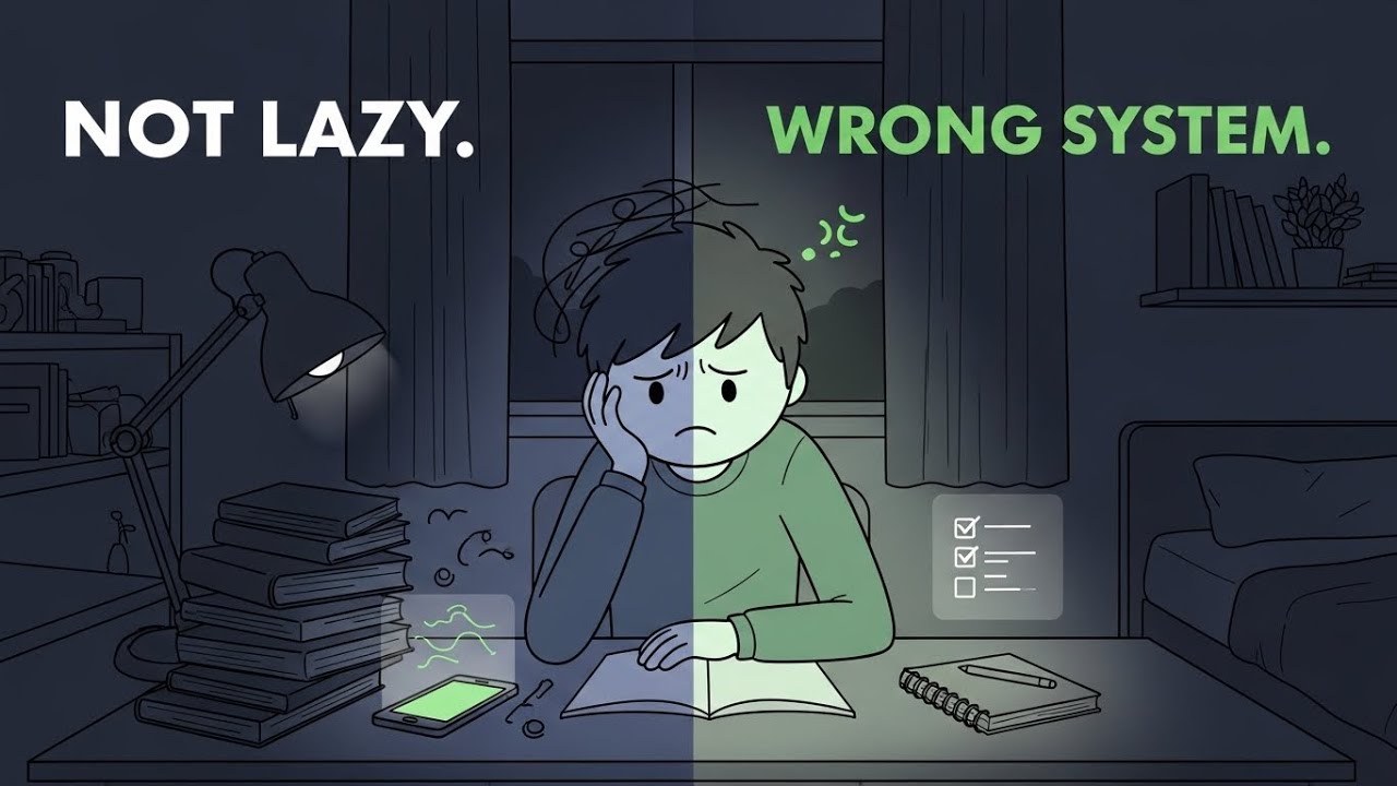 You’re Not Lazy. You’re Just Using the Wrong System ✅