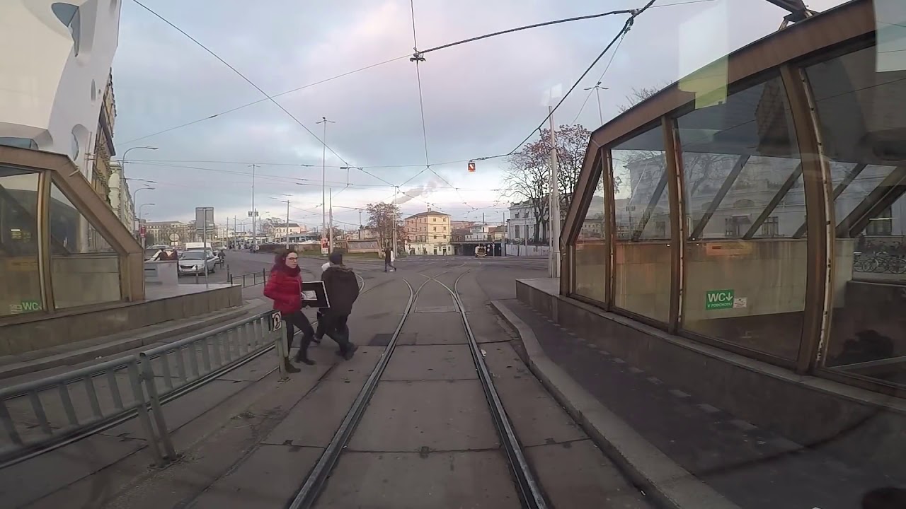 Linka 1 - Bystrc - Řečkovice - průlet zimní krajinou města