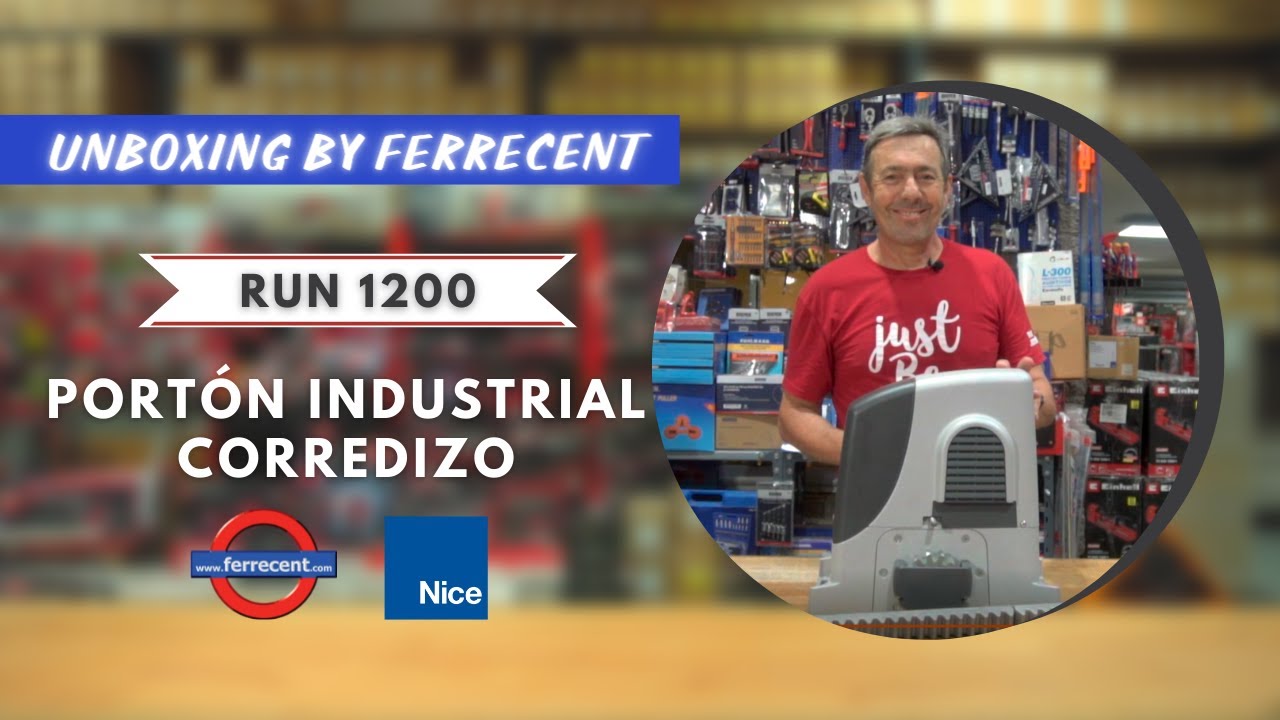 Unboxing RUN 1200 - Porton industrial Corredizo Nice