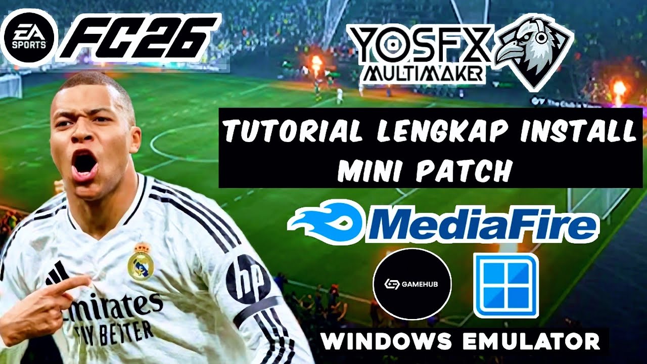 PES 2017 Terbaru 2025! Cara Install YOSFX Mini Patch + Update Transfer