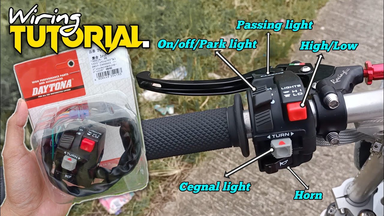 DAYTONA FAT SWITCH | wiring tutorial for Raider 150