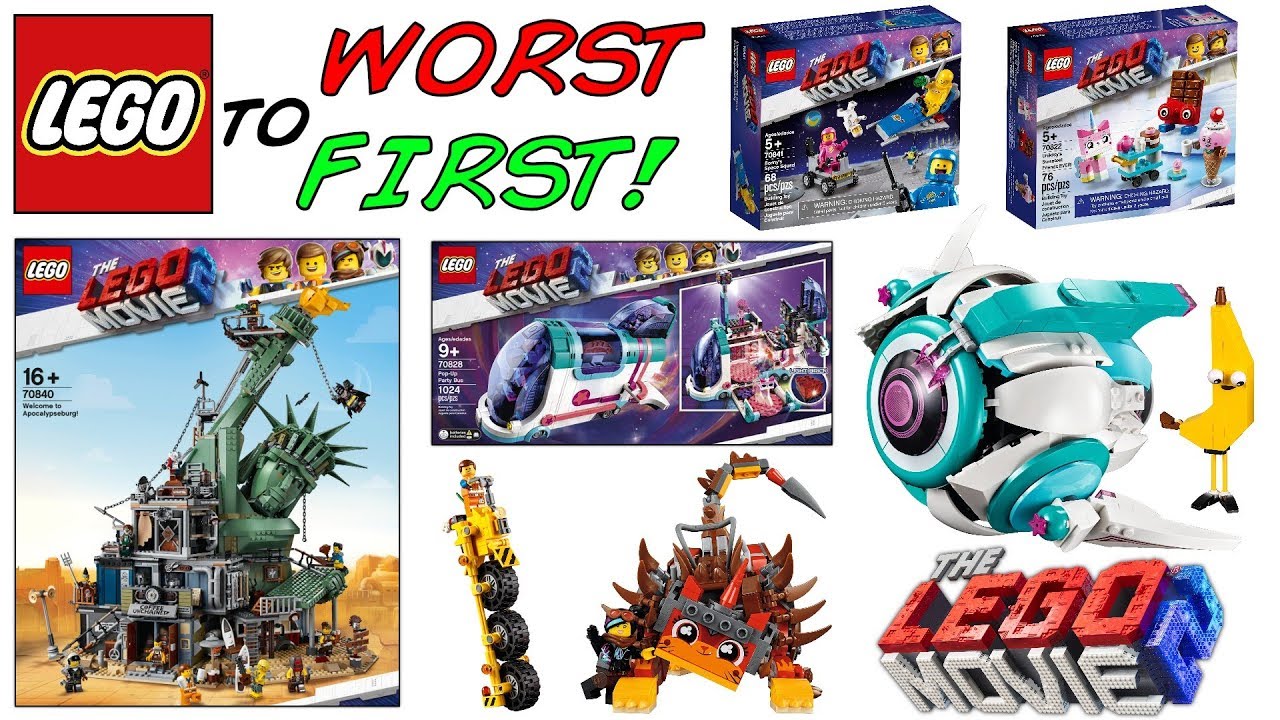 LEGO Worst To First | ALL LEGO Movie 2 Sets!