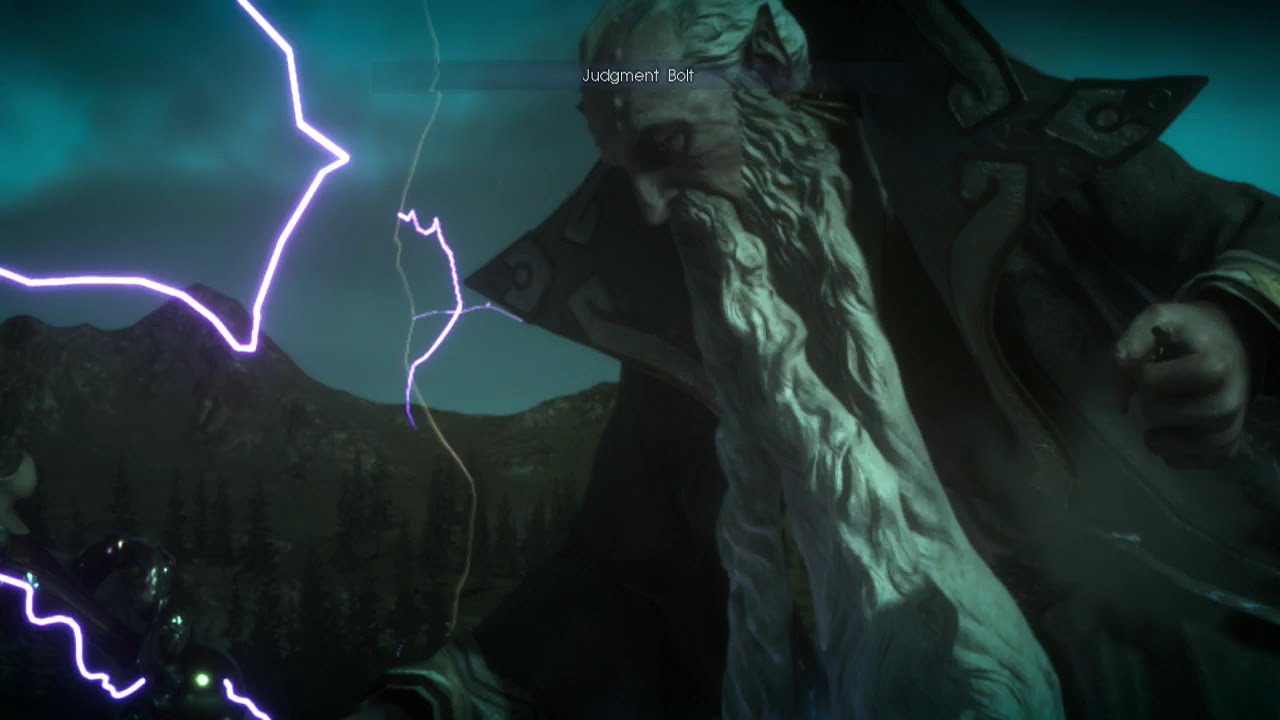 Final Fantasy 15 - Summoning Ramuh's Judgement Bolt