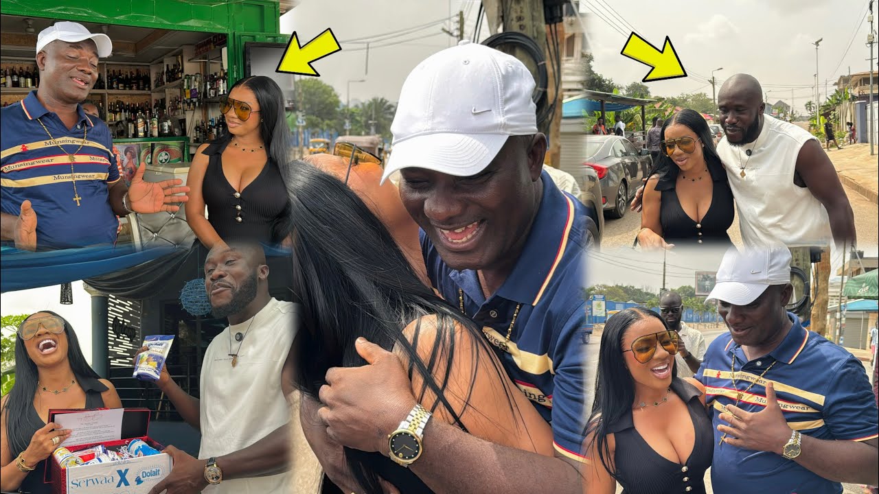 Beautiful Serwaa Amihere Couldn’t Control herself with laugher Surprising Dr Likee & Appiah Stadium 