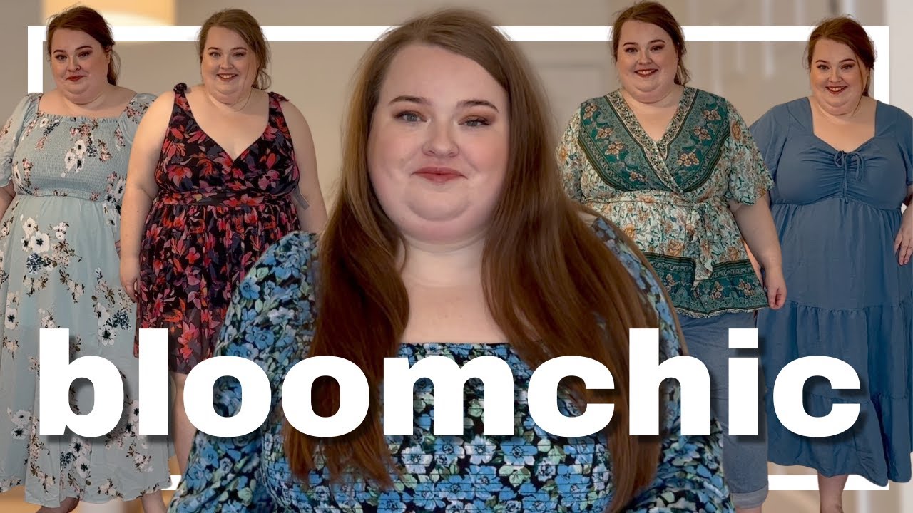 NEW IN AT BLOOMCHIC | plus size fashion try on haul | swimwear, dress & more! | 2023