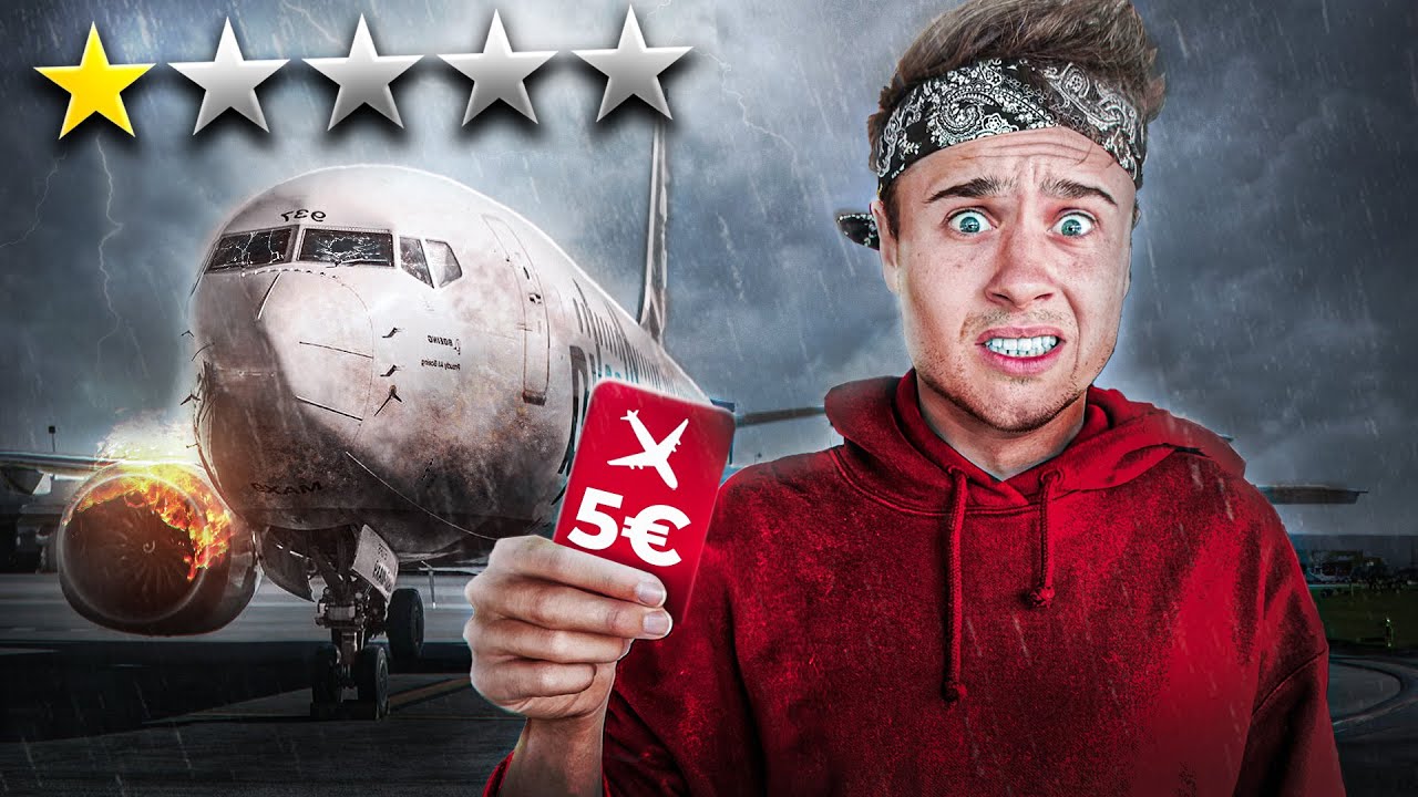 Ich Teste den G&Uuml;NSTIGSTEN Flug der Welt (4,99&euro;)