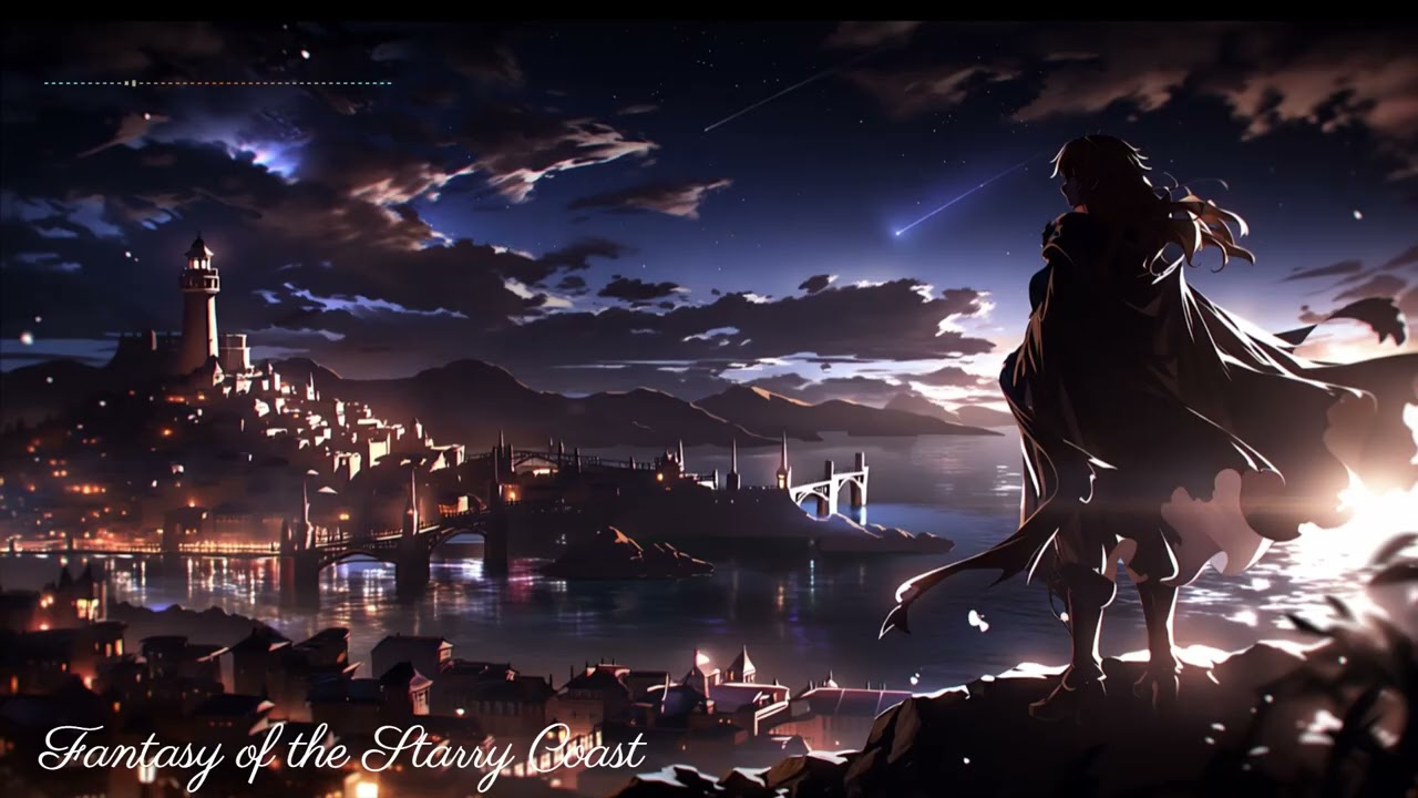 Whisper of the Starry Coast  | 星降る海の都  |  Fantasy Ambient Piano BGM