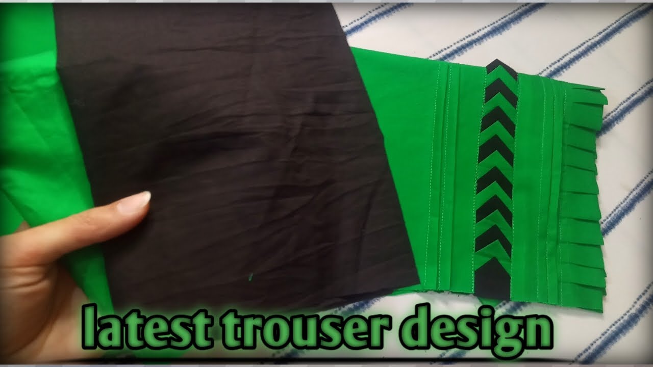 Too creative and stylish trouser design easy to make// cutting and stitching full tutorial