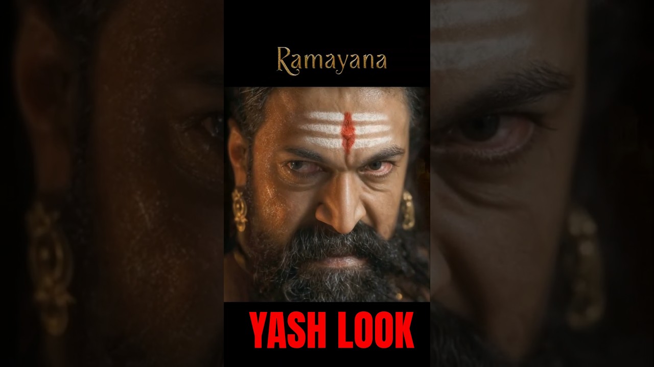 Yash as Ravana Ramayana Look Yash Ramayana Update | Yash New Look #shorts #ramayana #ytshorts #yash