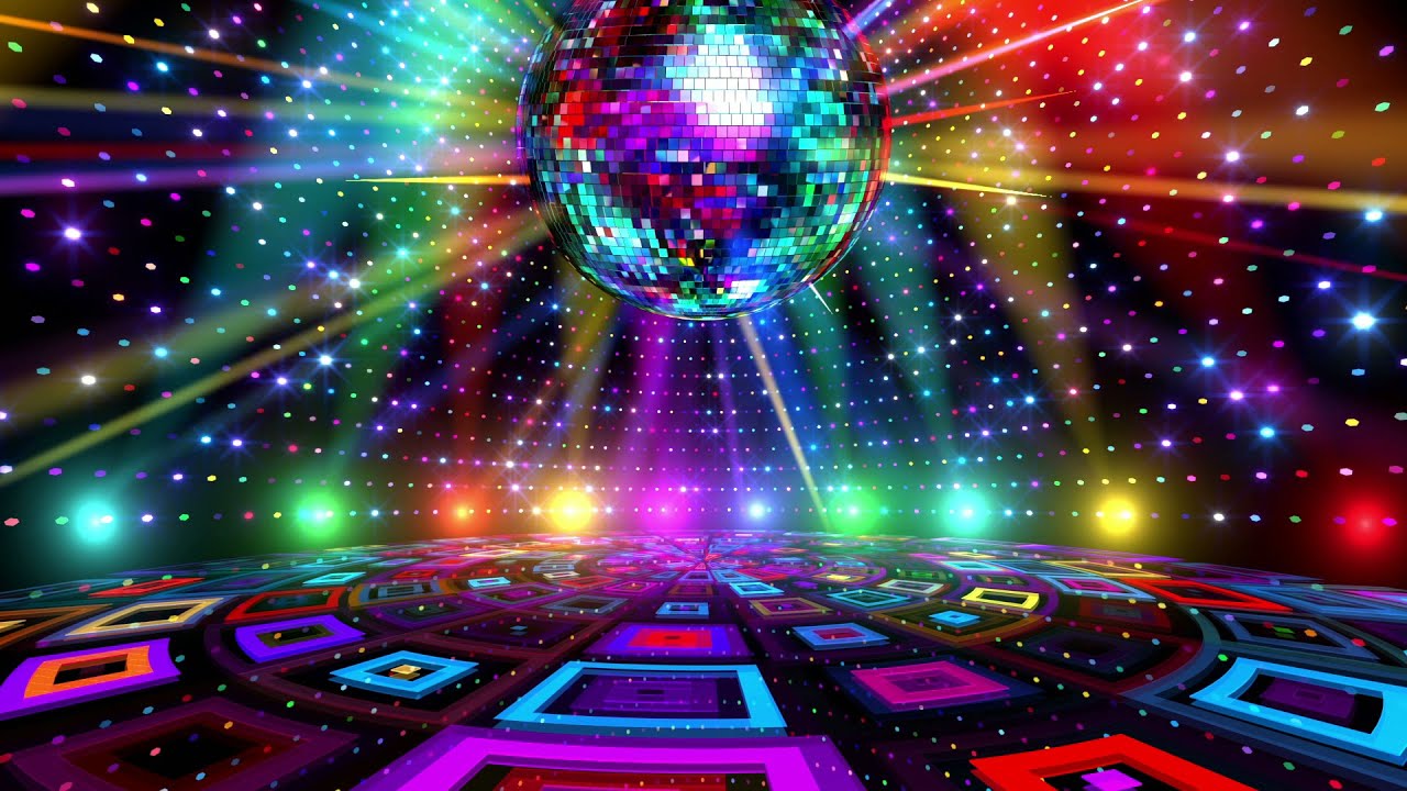 4K Screensaver | Colorful Disco Stage Dance – Psychedelic VJ Loop (No Sound)