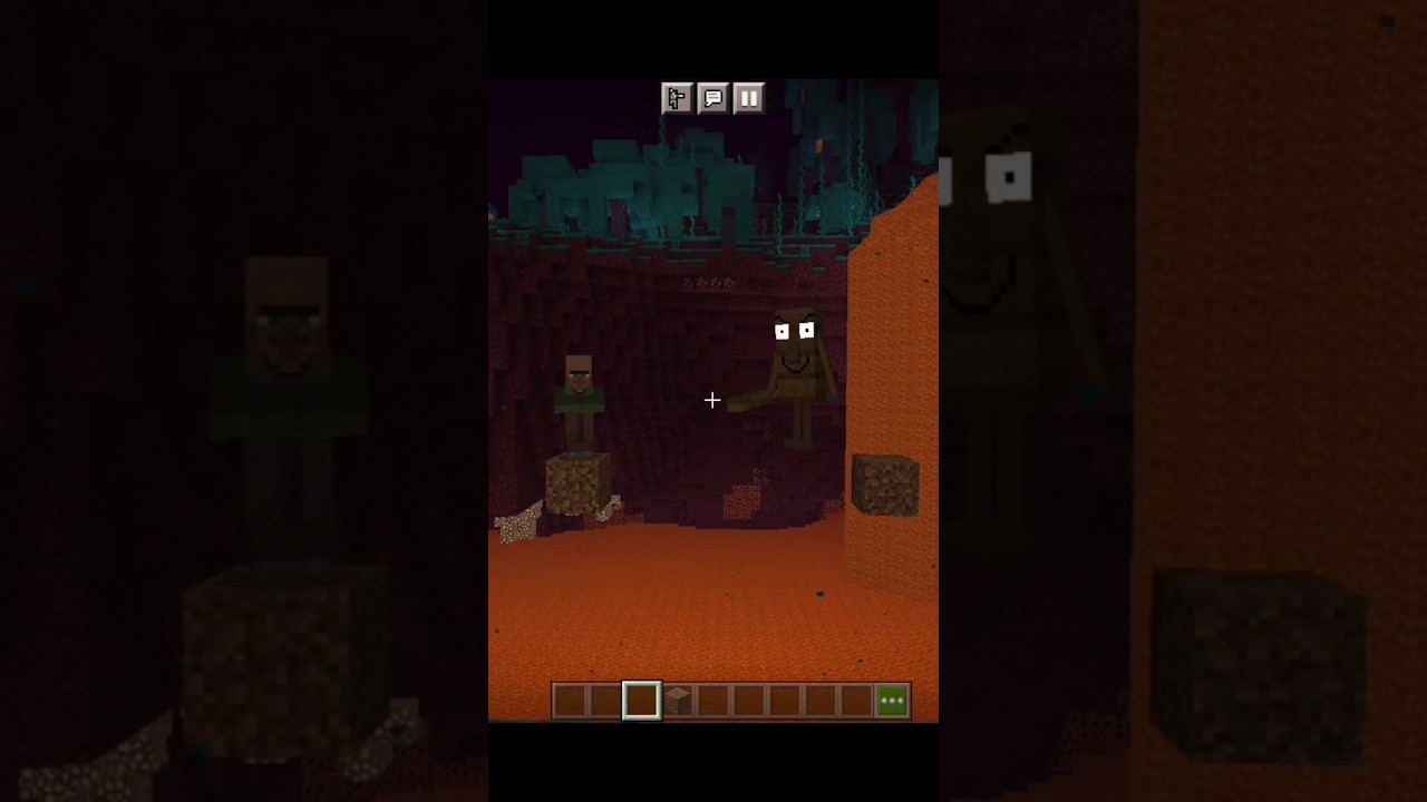 Which I save VILLAGER or TUN TUN SAHURR🤯||#minecraft #minecraftshorts #shorts