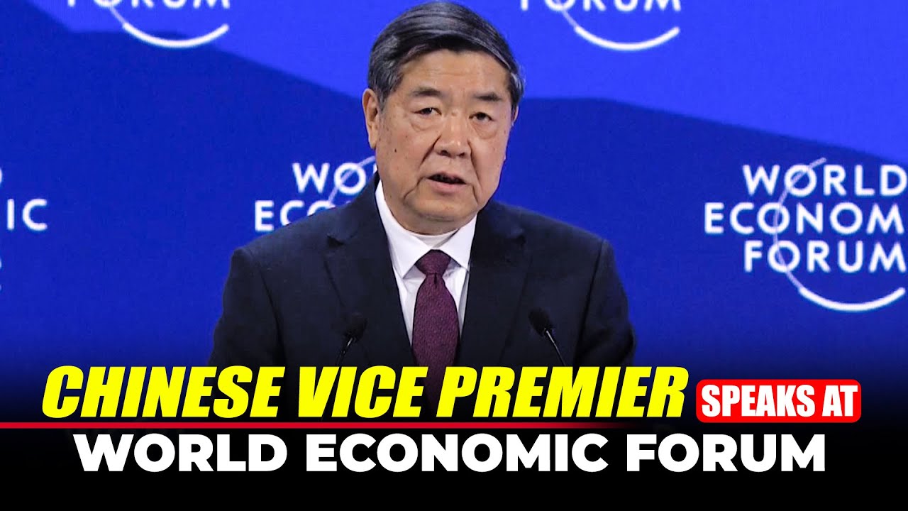 WATCH LIVE: Chinese Vice Premier He Lifeng speaks at World Economic forum I Davos
