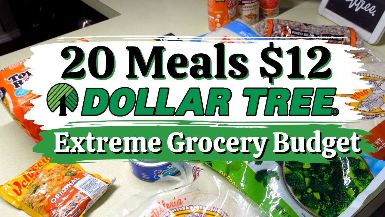 Бюджетный конкурс на продукты за 12 долларов в Dollar Tree || Готовит 18 блюд || Обеды Dollar Tree
