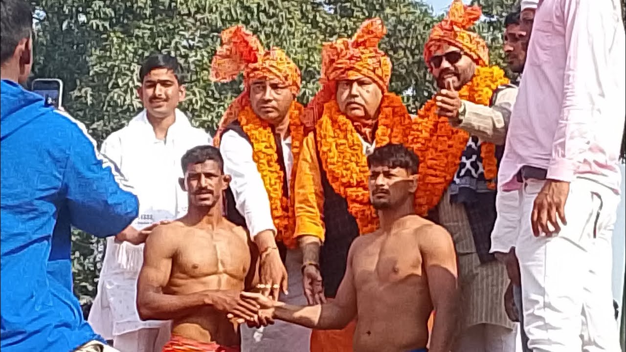 Jitender pahalvan derva vs Sanjay pahalvan hesr bazar kata kusti 🤼🤼🤼🏋️🏋️🤼💪🥇