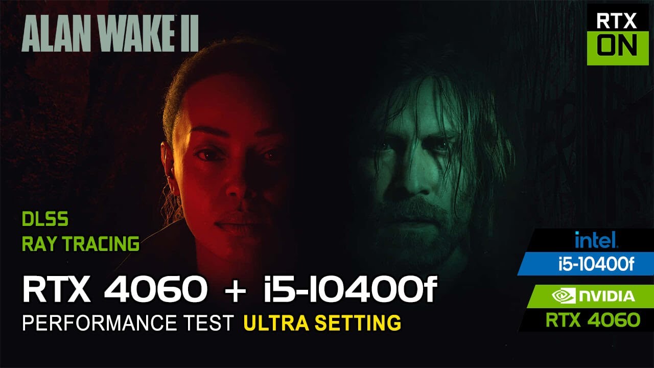 Alan Wake 2 Ray Tracing | RTX 4060 + i5-10400F | Ultra Setting