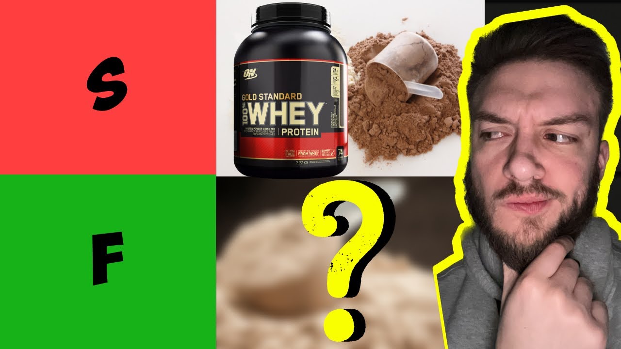 Ranking the BEST Protein Powder Flavors on a Tier List