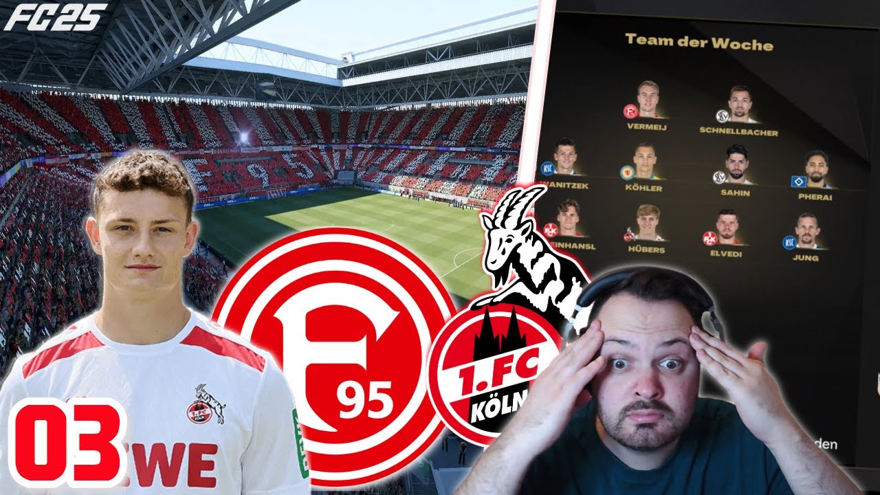 MEGA FEHLSCHUSS im DERBY... 😧 FC25 Karriere mit Köln #03