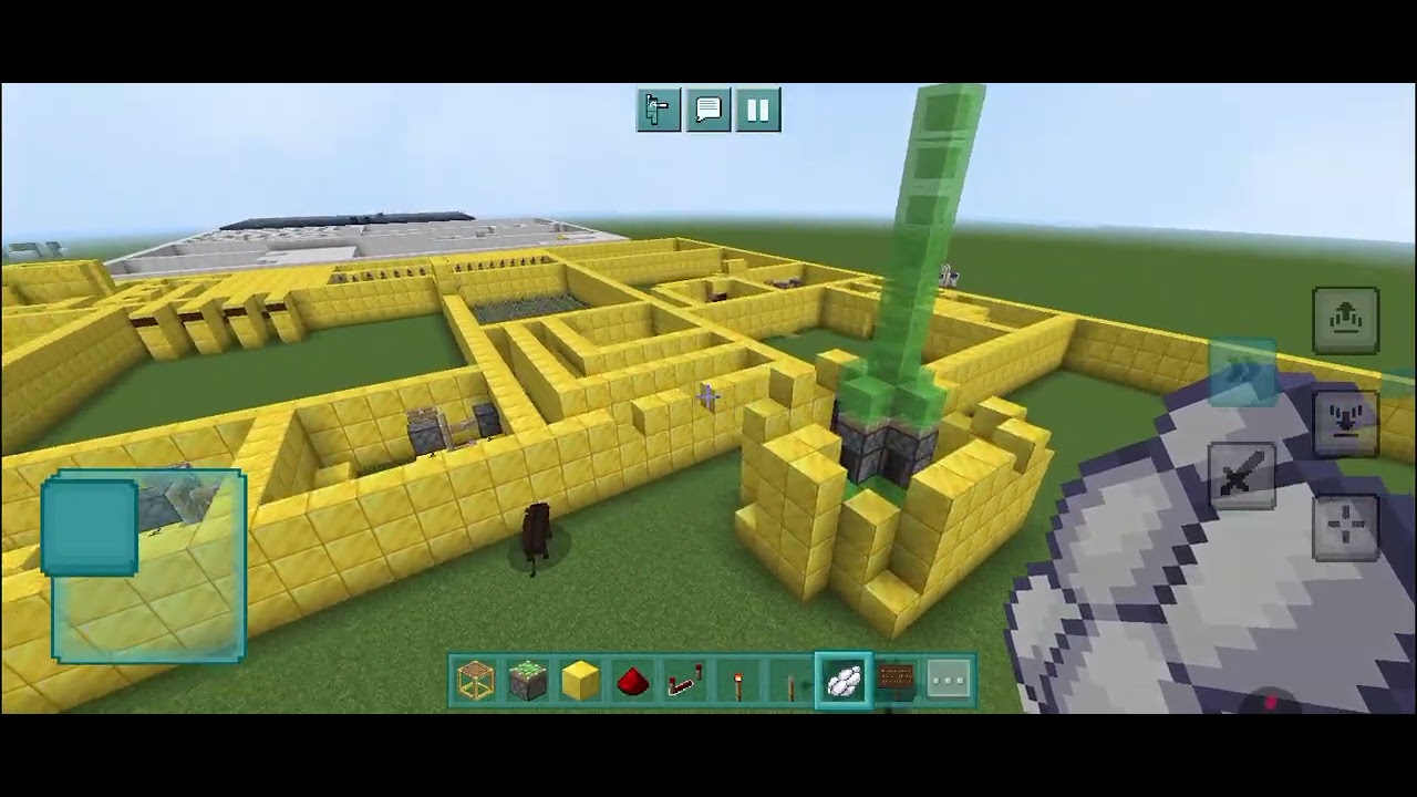Today I build  gold maze 2 rooms in craftman 