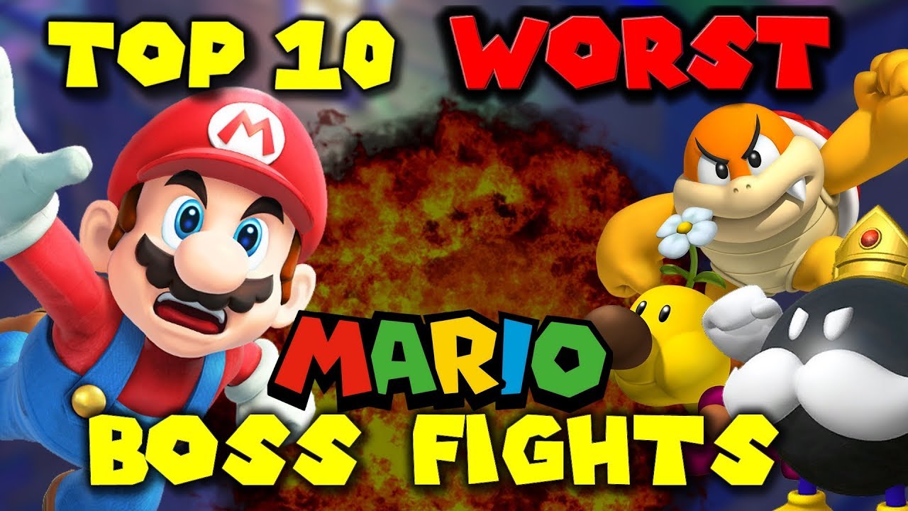 Top 10 WORST Mario BOSS FIGHTS!