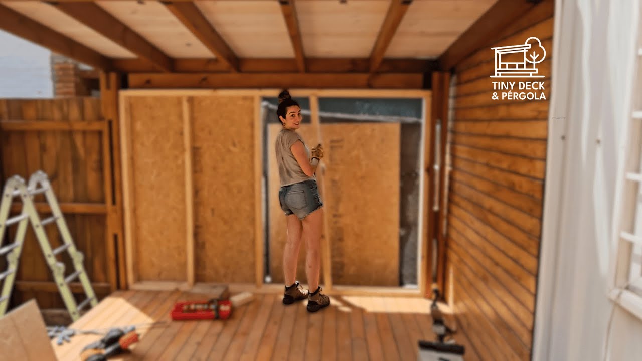 EP 14 | Me quedé encerrada... 😰 | TINY DECK & PÉRGOLA | VIVIR TINY