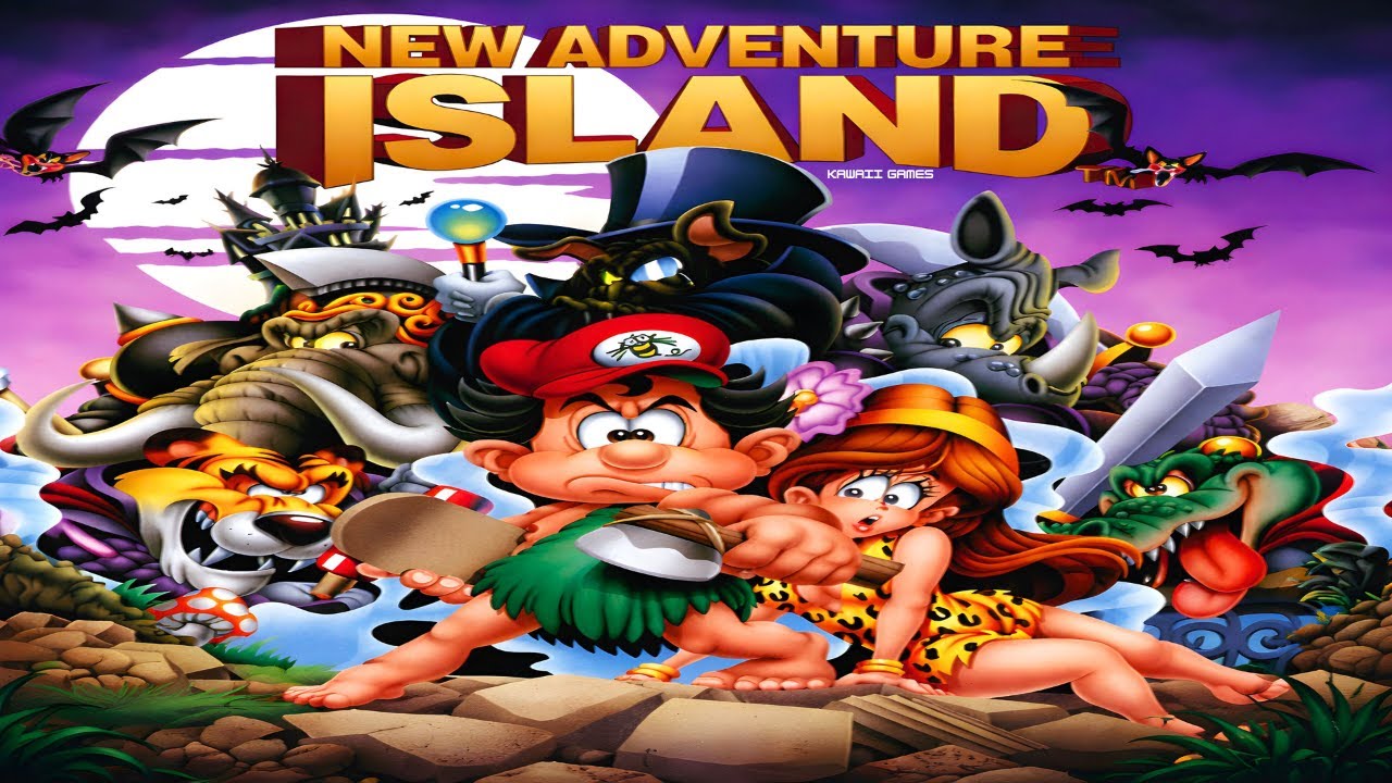 New Adventure Island [PC Engine / TurboGrafx-16] Прохождение игры (полная версия) [4K 60FPS]