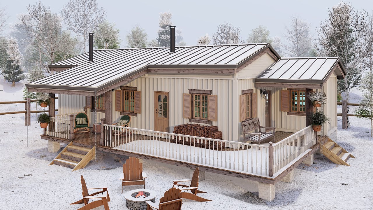 Awesome and Peaceful Cabin House - Shipping Container House - A Frame House.