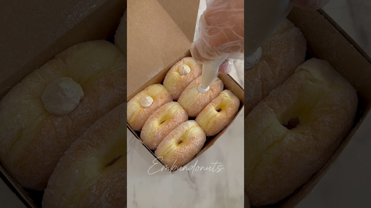 Bomboloni super gemoy dengan filling milk cream premium #donuts #Kelasbomboloni #bomboloni