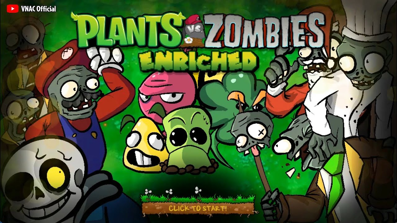 Plants Vs. Zombies Enriched | Undertales, Cartoon Crossover | Gameplay + Dowɴʟoᴀᴅ