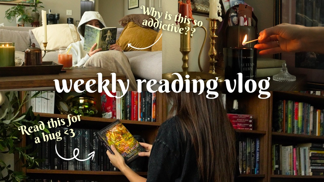 Влог: медленное чтение ☕️🌻 начинаю новую серию, книжная терапия, уютное чтение