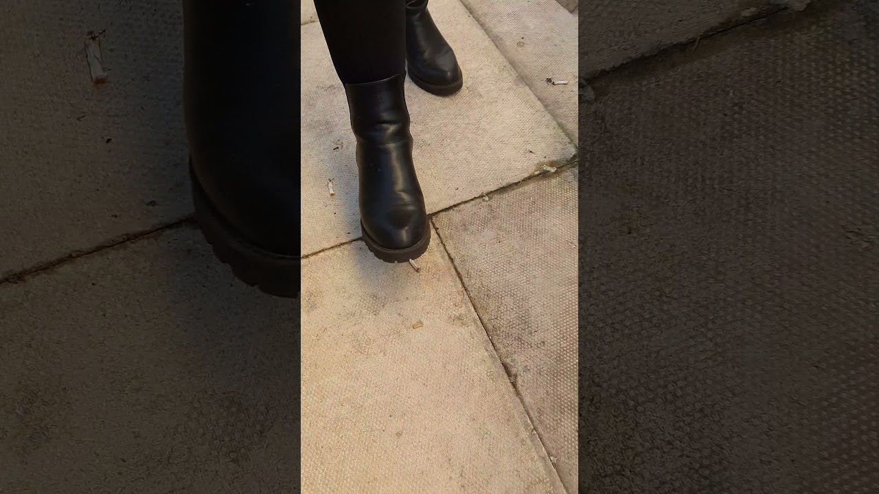 cig crush in boots #asmr #cigarettecrush #bootsfetish #cashapp #&pound;Darkcrushdesire2021