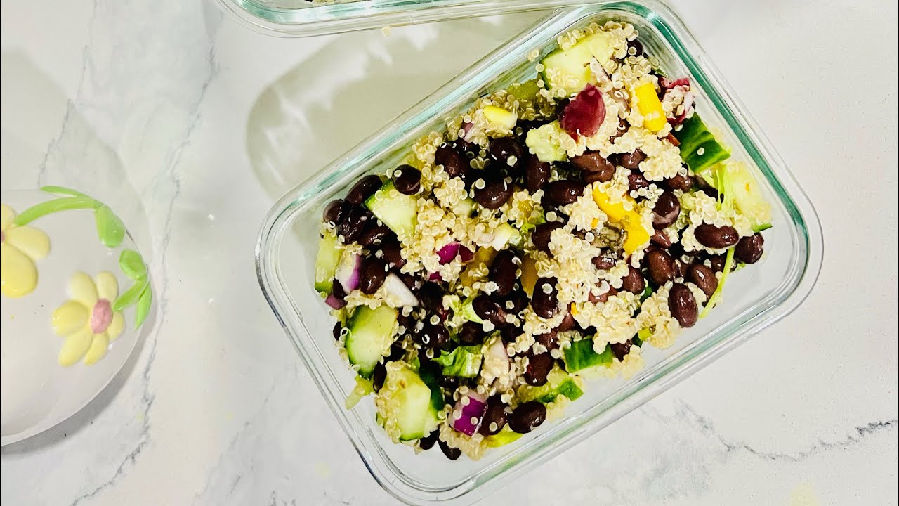 Healthy Beans and quinoa salad 🥗 #food #shorts#homemade#viral#trending#foodie 