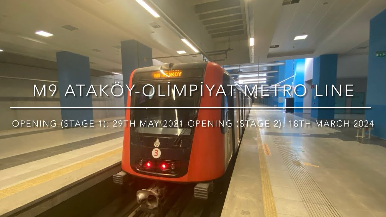 M9 Ataköy-Olimpiyat Metro Line Tour