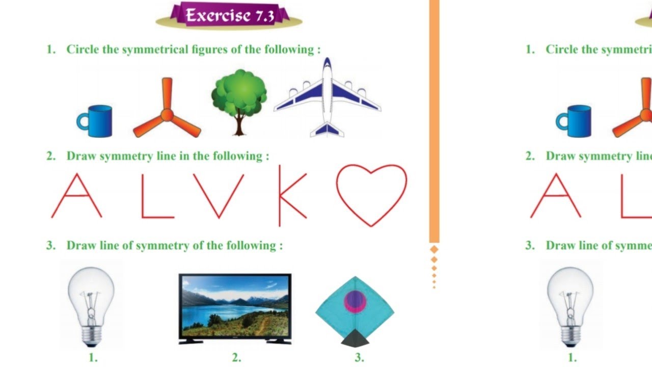EXERCISE 7.3 PSEB 5TH MATHS CHAPTER 7 GEOMETRY PUNJAB SCHOOL EDUCATION BOARD 5TH MATHS PUNJAB PSEB