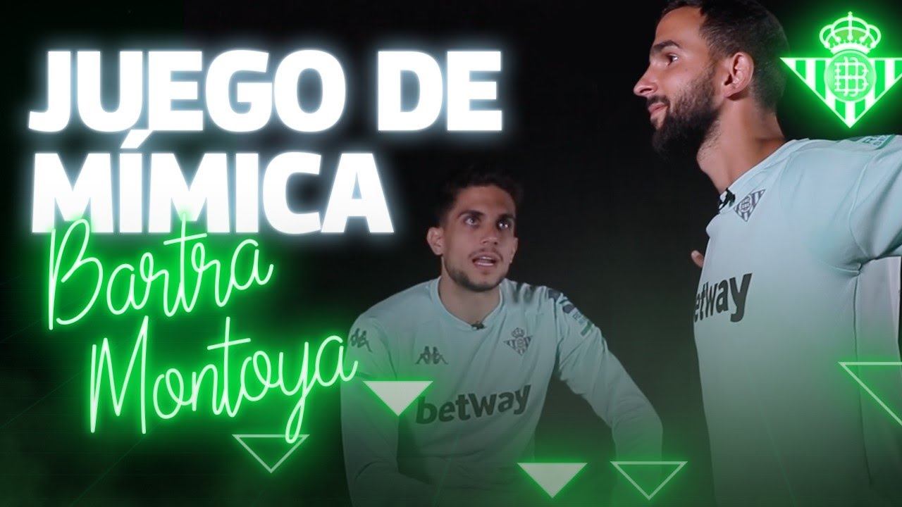 Juego de MÍMICA con BARTRA y MONTOYA 🕺🤣 | CHALLENGE | Real Betis Balompié