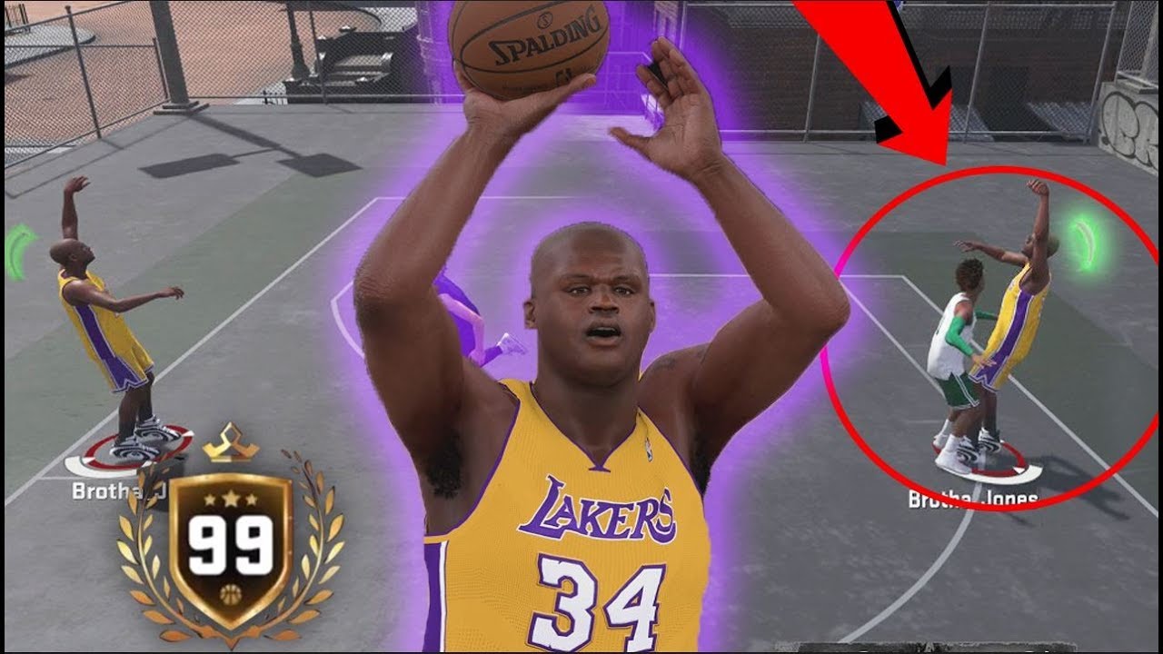SHAQ DEMIGOD 99 OVERALL 3 POINTER HACK?!?? BEST JUMPSHOT IN NBA 2K18? BEST STRETCH BIG BUILD!