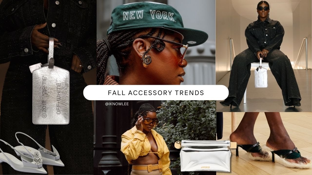Fall Accessory Trends I'm Loving | Fitted Hats, Fur Sandals, Pearls, Metallic, Obi Belt, RED & More