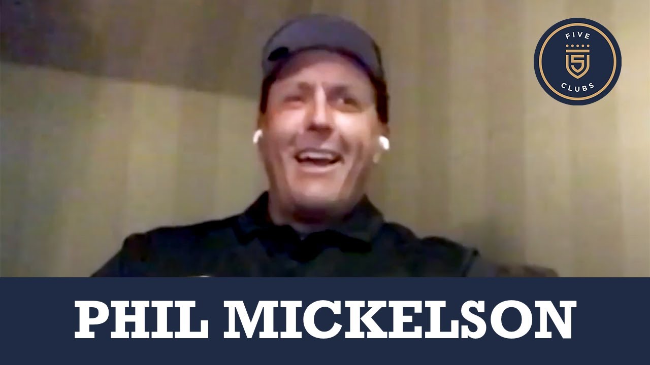 Phil Mickelson with Gary Williams