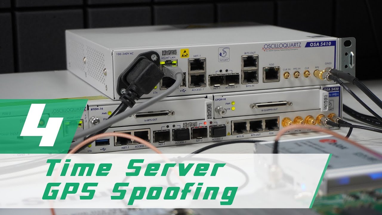 4. GP-Simulator. Time Server GPS Spoofing Vulnerability Testing